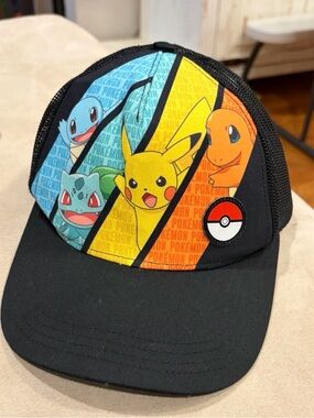 Pokemon Multicharacter Youth Baseball Hat